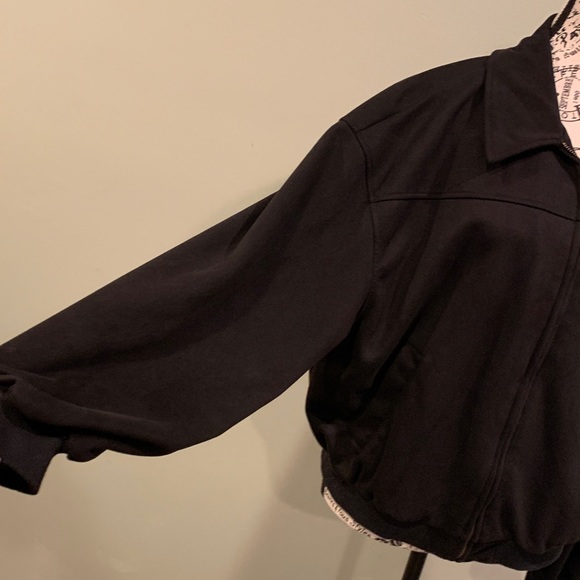 SHEIN Women’s Medium Black Microsuede Lightweight Bomber Jacket - Picture 3 of 9